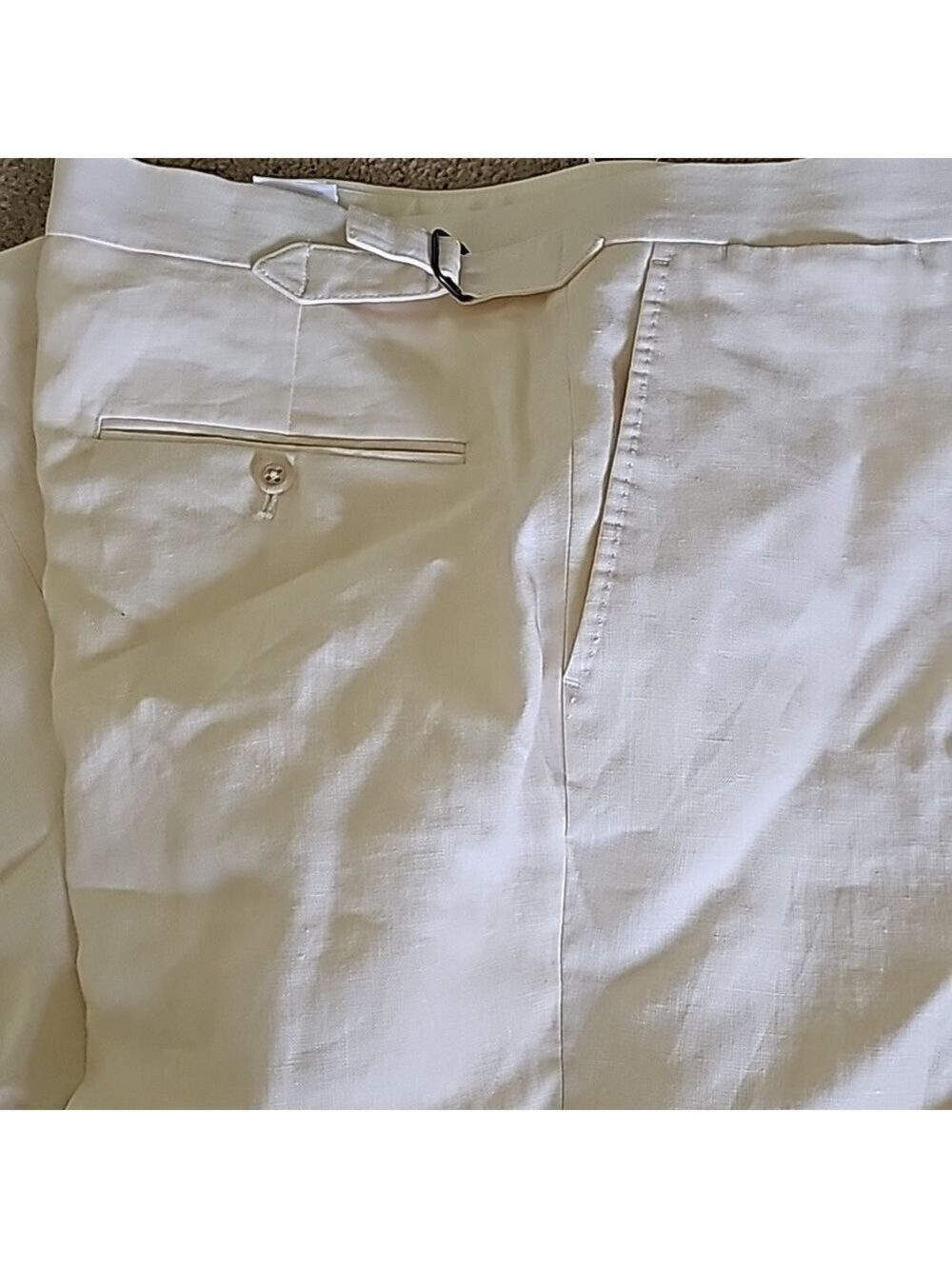 Polo Ralph Lauren light cream pants - Picture 3 of 6